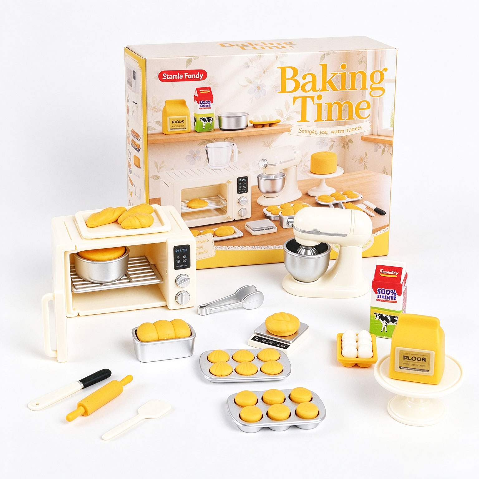 Mini Baking Pretend Play Set,  - Baking Kitchen Set 评论和价格